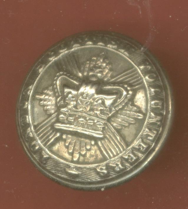 London Scottish Volunteers Victorian button