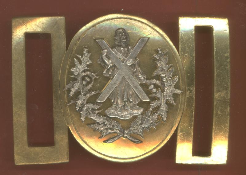 Scottish Q.O. Cameron Highlanders Officer's waist belt clasp