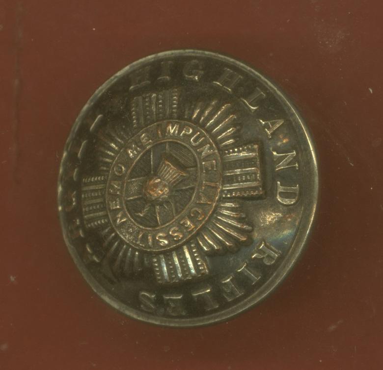 Scottish Argyll Highland Rifles Officer's button