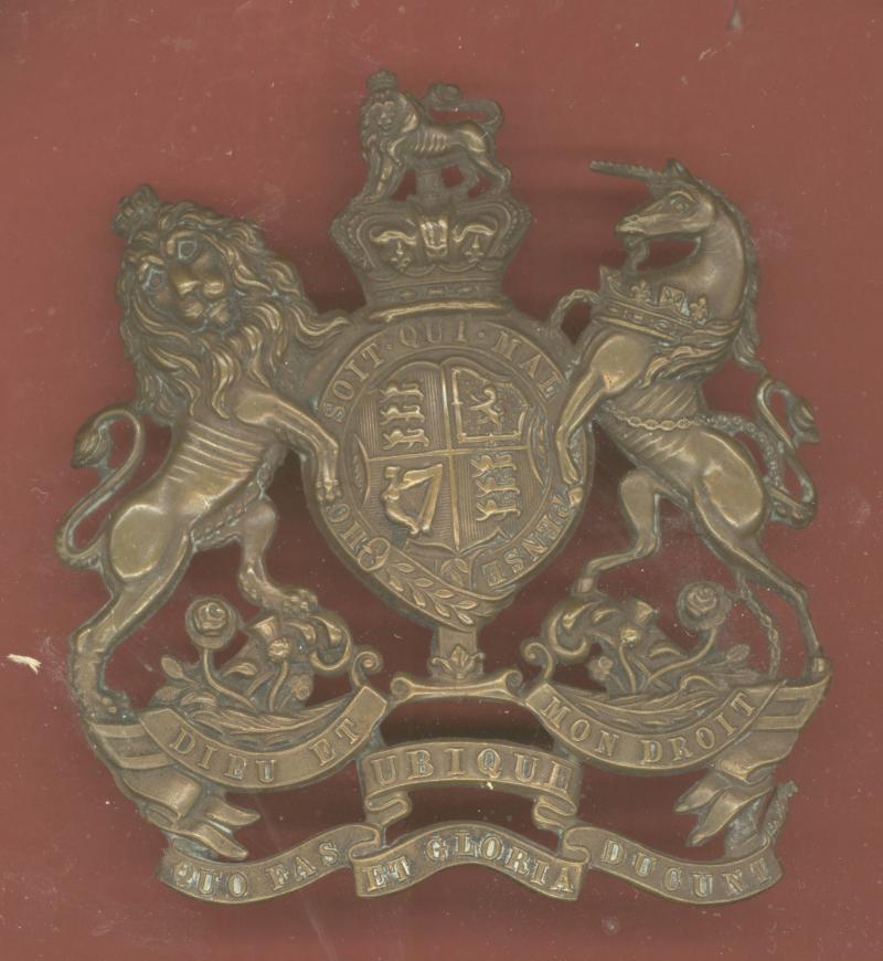 Royal Engineers Victorian  helmet plate