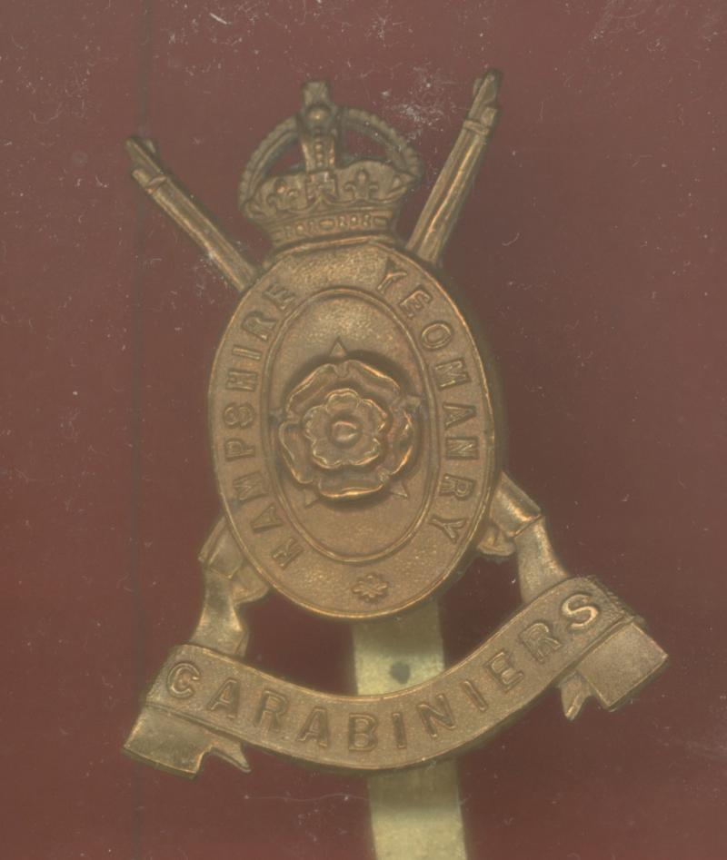 Hampshire Yeomanry Carabiniers OR's cap badge