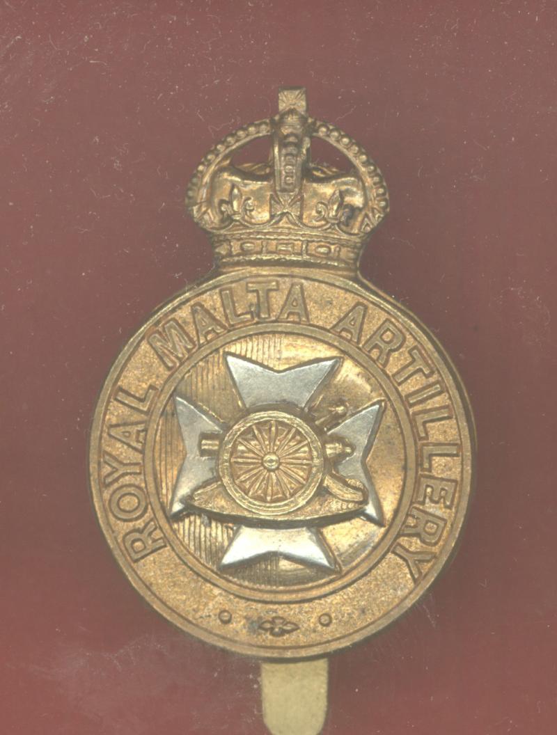Royal Malta Artillery OR's cap badge
