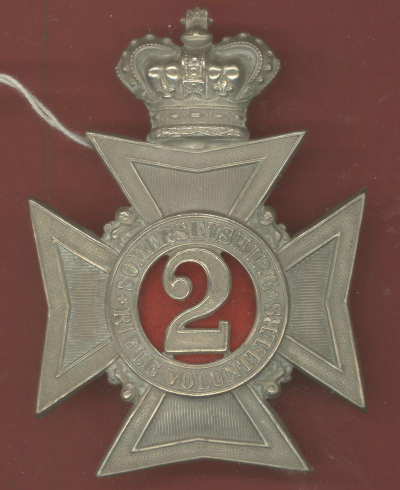 2nd Somersetshire Rifle Volunteers Victorian Helmet Plate