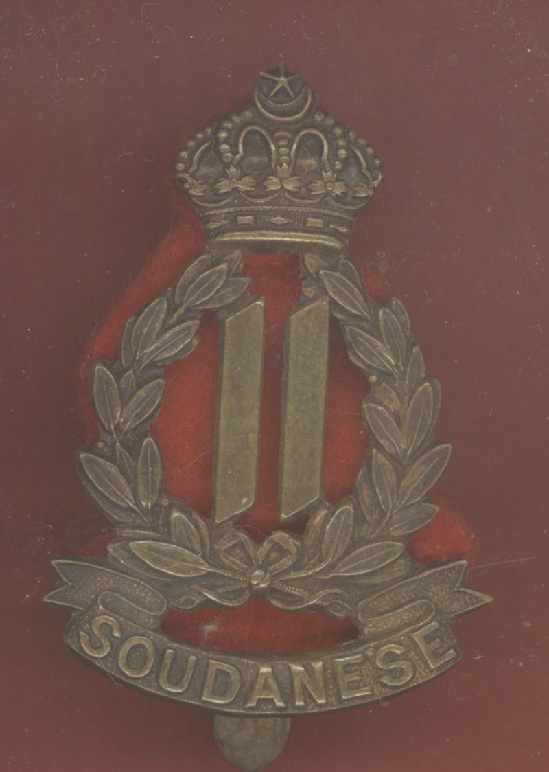 British Colonial 11th Sudan Infantry cap badge