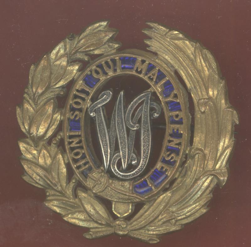 West India Regiment Officer's helmet / pagri badge