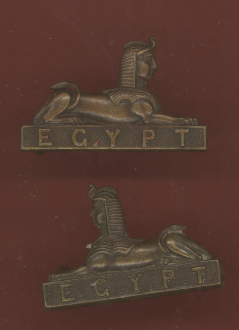 Scottish Gordon Highlanders Officer's OSD collar badges