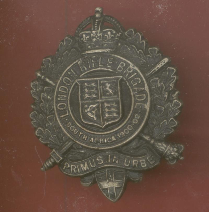 London Rifle Brigade WW1 OR's cap badge