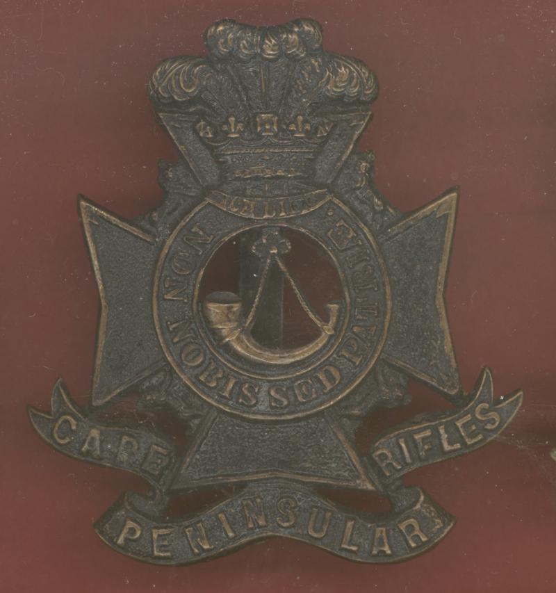 South African Cape Peninsula Rifles head-dress badge