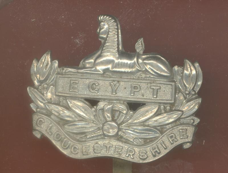 The Gloucestershire Regiment WW1 OR's cap badge