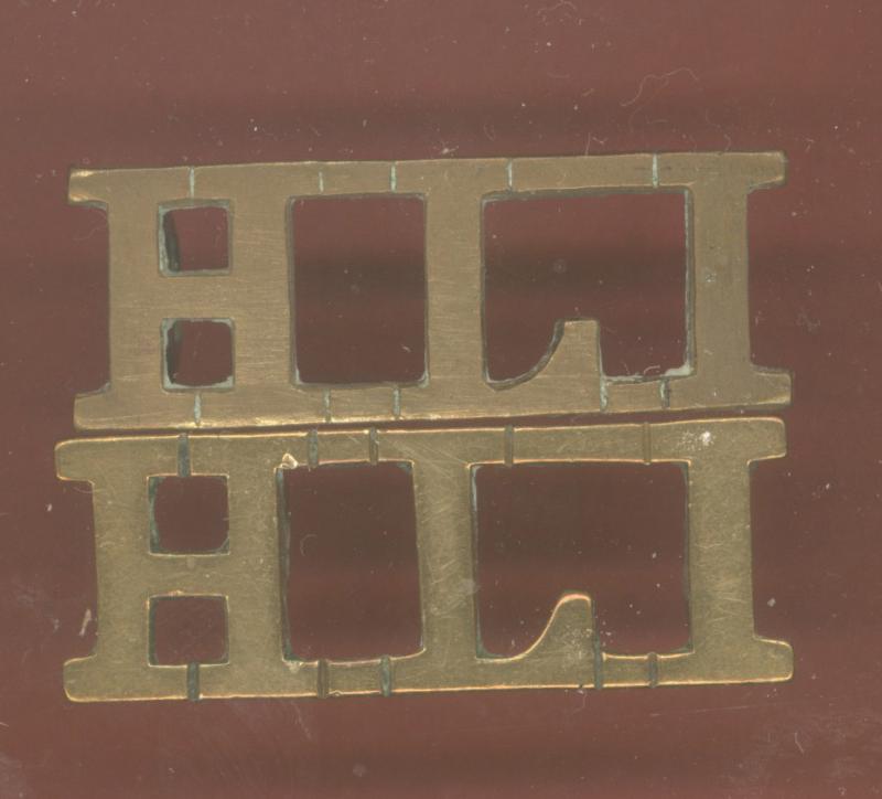 Scottish H.L.I. Highland Light Infantry shoulder titles