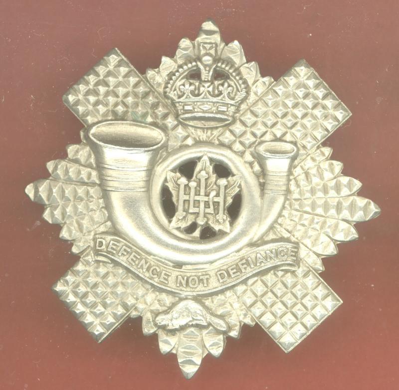 Canadian Highland Light Infantry of Canada WW2 glengarry badge