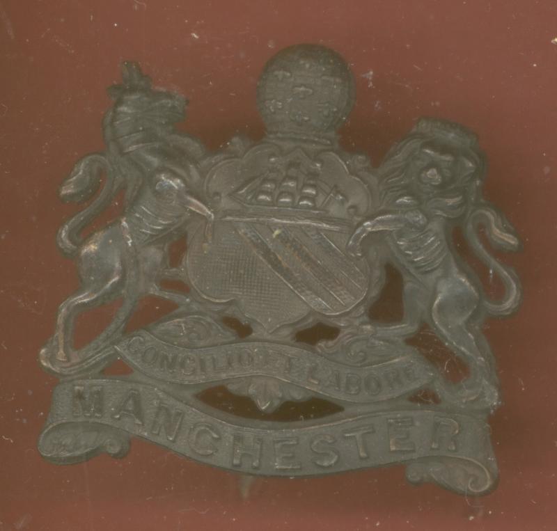The Manchester Regiment WW1 Officer's OSD cap badge