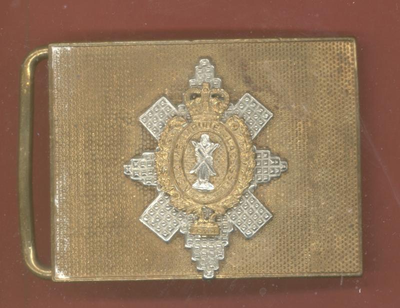 Scottish. Black Watch (Royal Highlanders) waist belt clasp