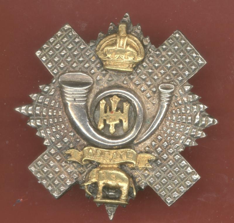 Scottish Highland Light Infantry Officer's shako / glengarry badge