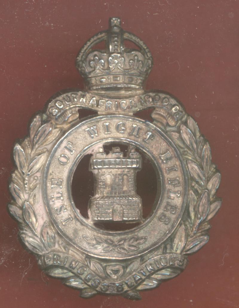 8th Bn. Hampshire Regt., Isle of Wight Rifles Officer's cap badge