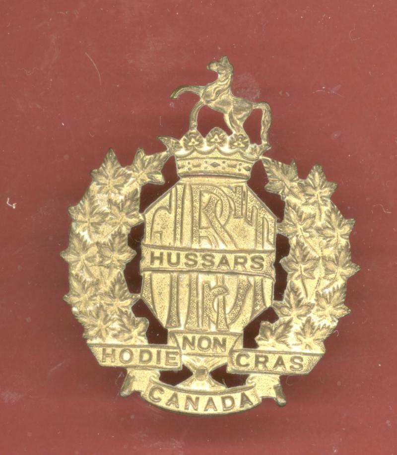 Canadian First Hussars WW1 cap badge