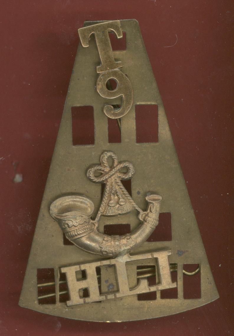T / 9 / H.L.I. Highland Light Infantry WW1 shoulder title