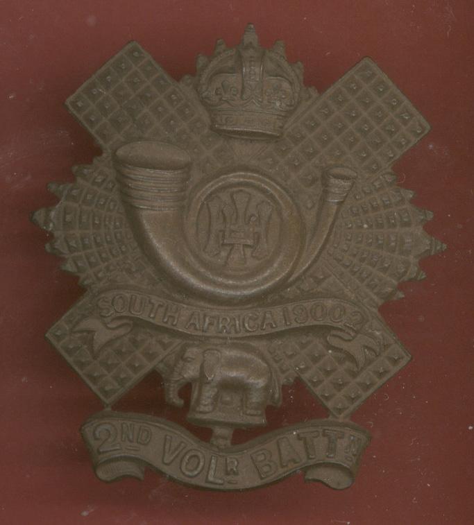 2nd VB Highland Light Infantry Officer OSD glengarry badge