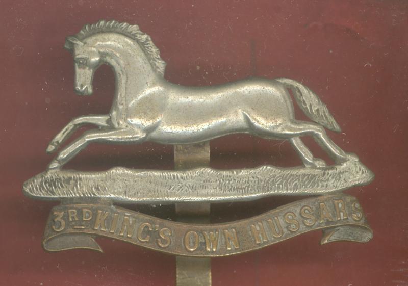 3rd King's Own Hussars WW1 OR's cap badge