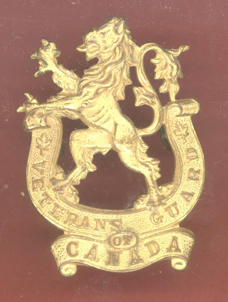 Canadian Veteran Guard of Canada Officer cap badge