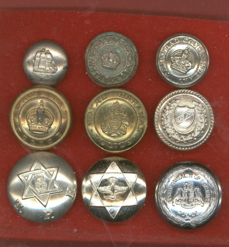 British Colonial Police buttons