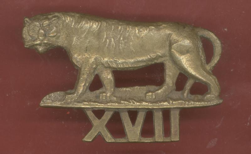 Leicestershire Regiment musician's band pouch badge.