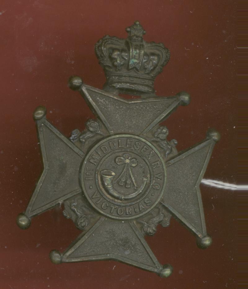 1st Middlesex Rifle Volunteer Corps Victorian glengarry badge