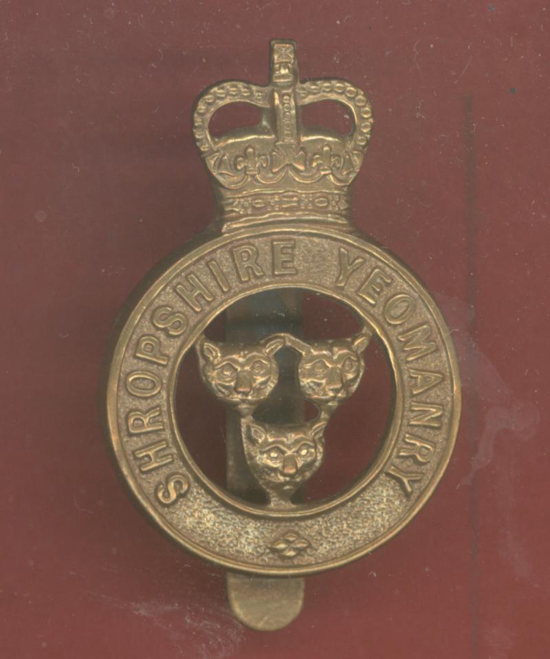 Shropshire Yeomanry EIIR OR's cap badge