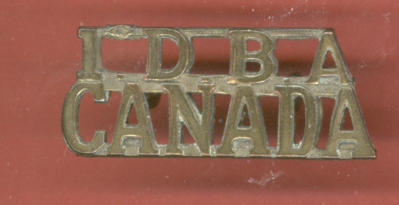 Canadian 1.DBA 1st Depot Bn. Alberta WW1 CEF shoulder title