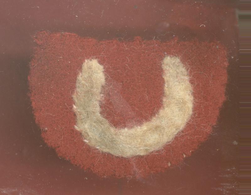195th Coy. Machine Gun Corps WW1 cloth formation sign