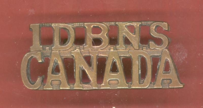 Canadian 1.DBNS 1st Depot Bn. Nova Scotia WW1 CEF shoulder title