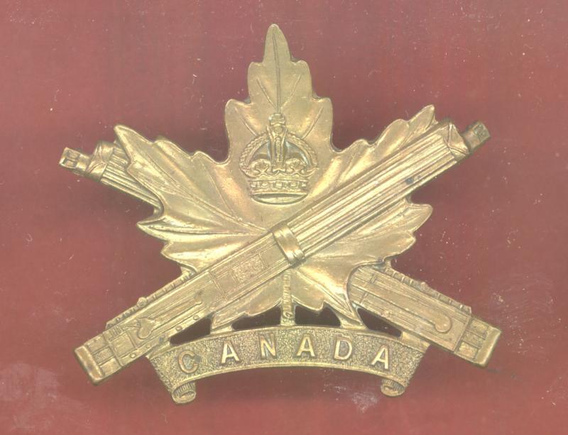 Canadian 2nd Machine Gun Battalion WW1 CEF cap badge