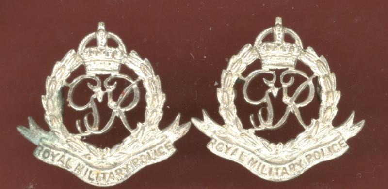 Royal Military Police Officers dress collar badges
