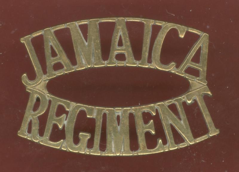 JAMAICA / REGIMENT shoulder title