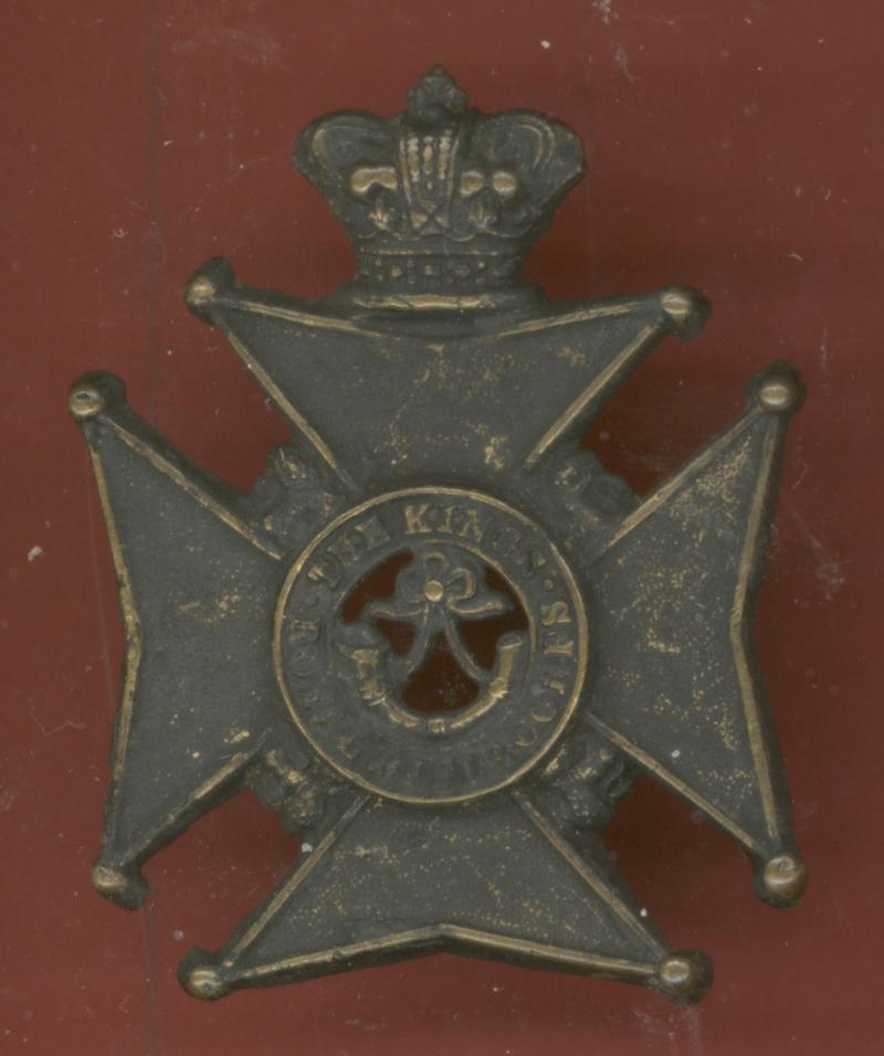 Militia Bn. King's Royal Rifle Corps Victorian OR's glengarry badge