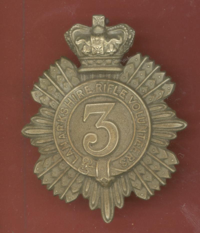 Scottish 3rd (Glasgow )Lanarkshire R.V.C. Victorian glengarry badge