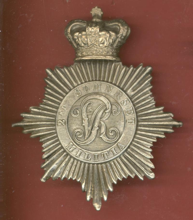 2nd Somerset Militia  Victorian Shako / Helmet Plate