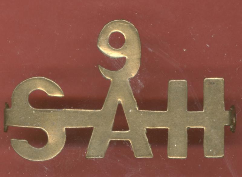 South African 9 / SAH 9th South African Horse WW1 shoulder title