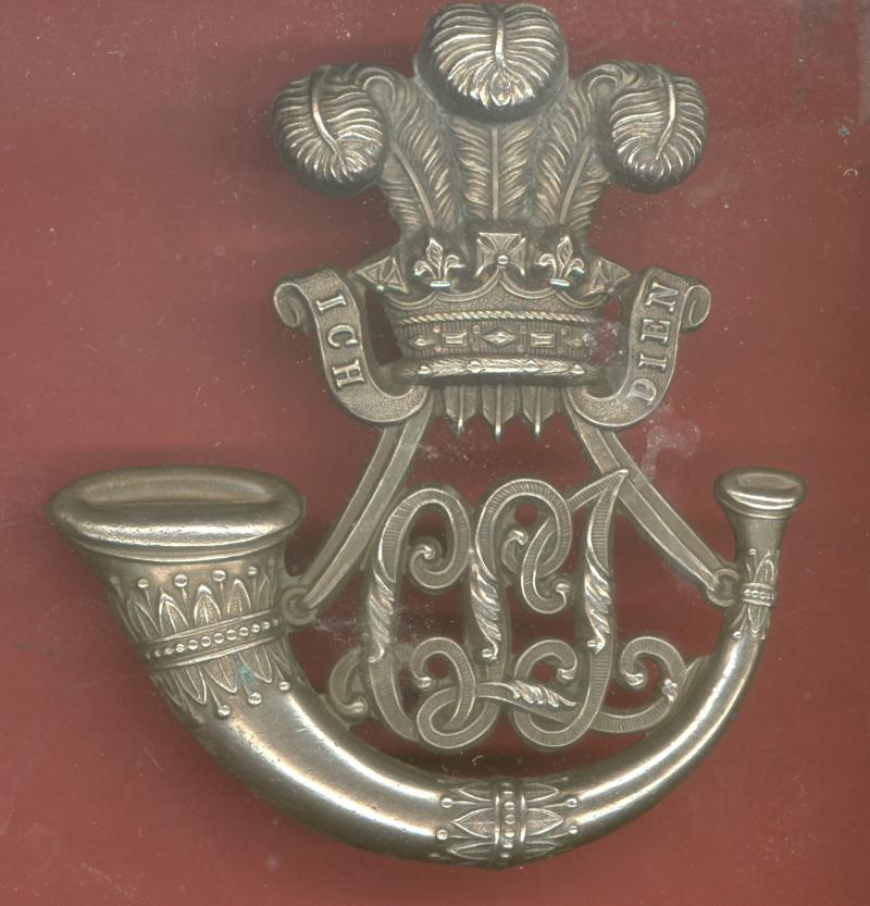 Ceylon Light Infantry post 1881 OR's helmet plate