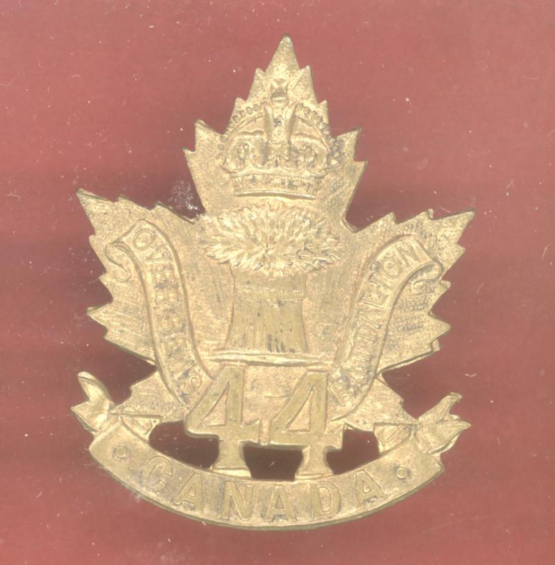 Canadian 44th New Brunswick Bn. WW1 CEF cap badge