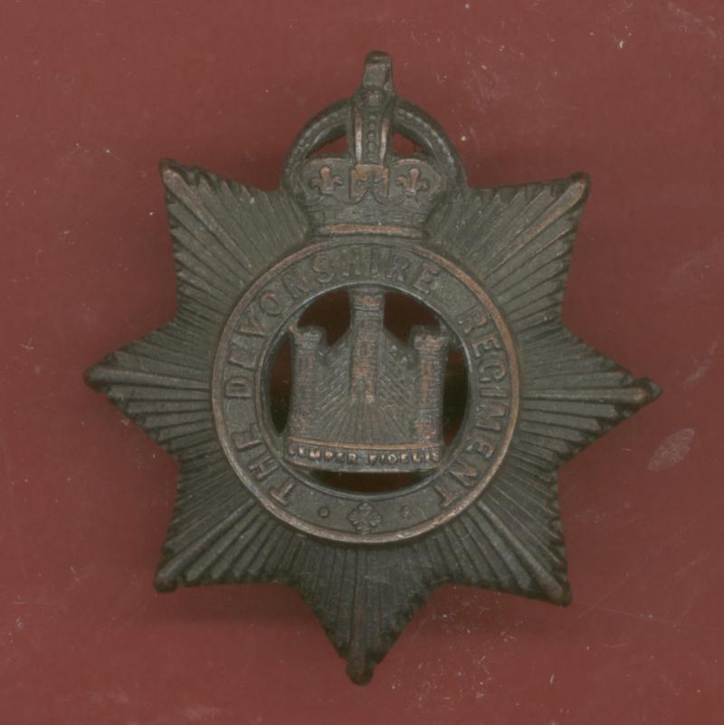 The Devonshire Regiment Officer's OSD cap badge