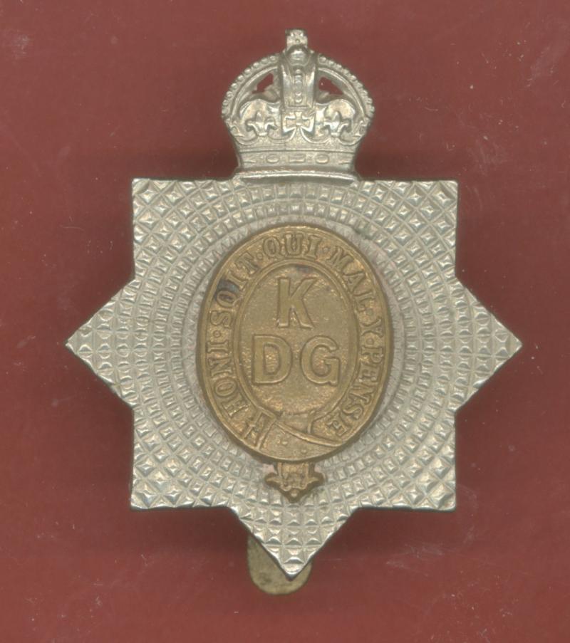 1st King's Dragoon Guards WW1 OR's cap badge