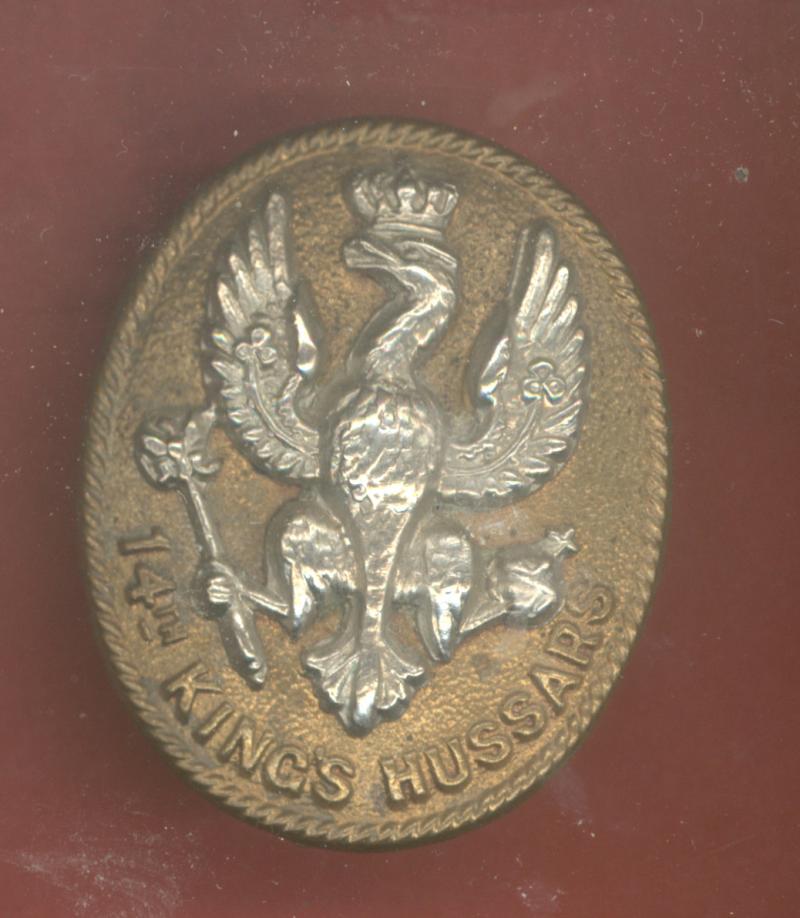 14th King's Hussars Victorian OR's cap badge