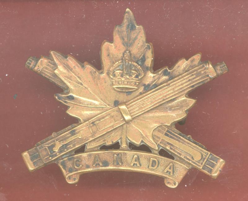 Canadian 2nd Machine Gun Battalion WW1 CEF cap badge