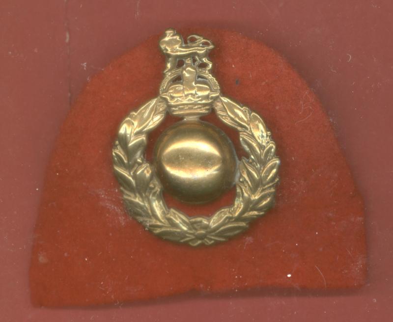 Royal Marines King's crown OR's cap badge