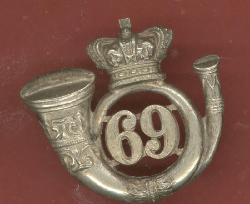 Scottish 69th Lanarkshire Rifle Volunteers Victorian glengarry  badge
