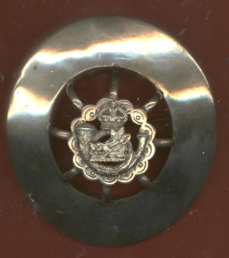 Scottish 1st Argyll Highland Rifle Volunteers Edwardian Officer's plaid brooch