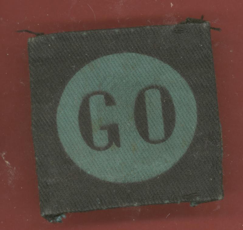 8th Armoured Division WW2 cloth formation sign