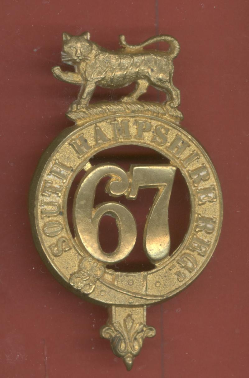 67th South Hampshire Regiment of Foot Victorian OR's glengarry badge