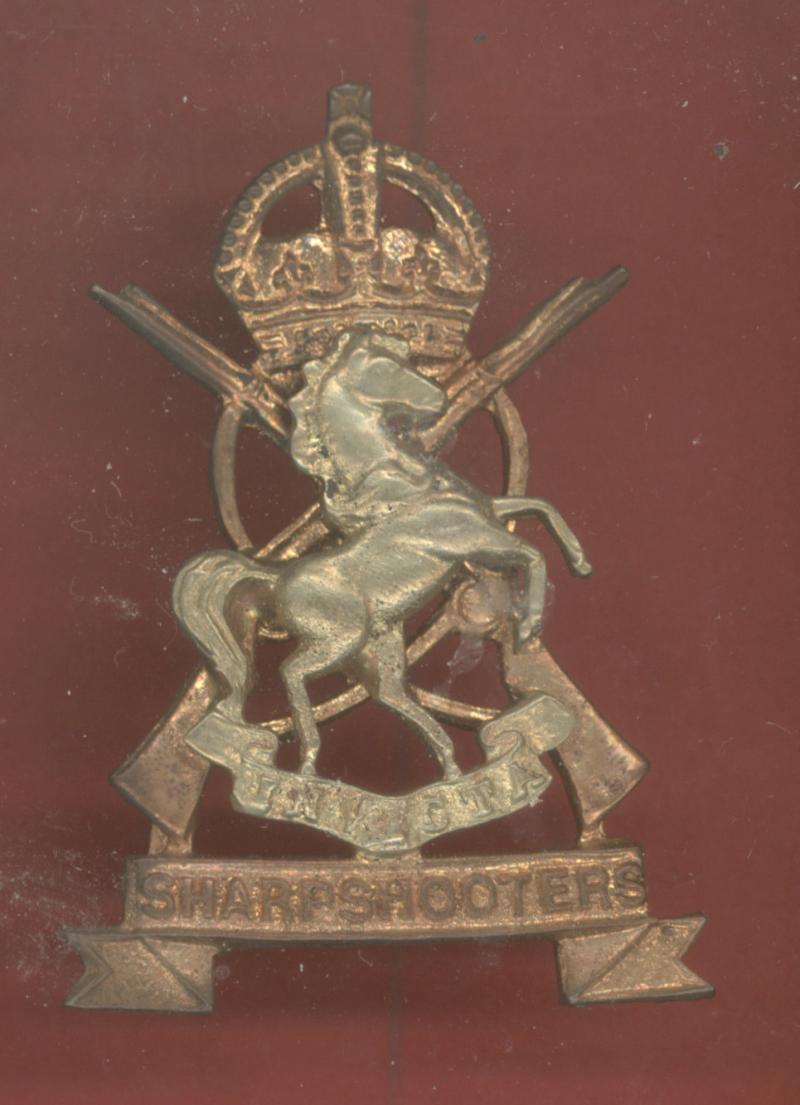 Kent & County of London Yeomanry King's Crown NCO's arm badge